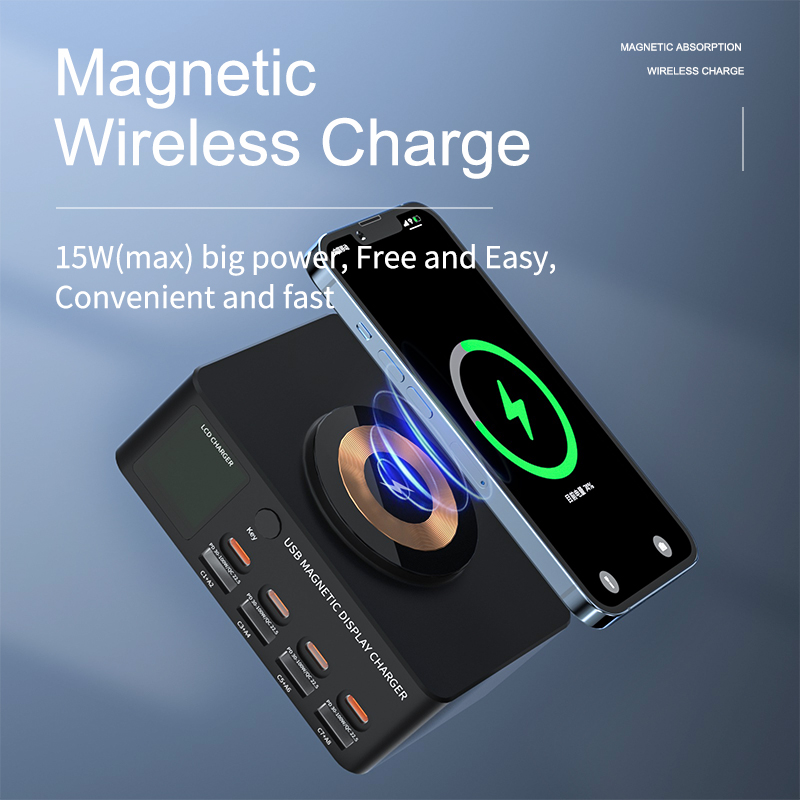 Jupiter Series 145W Magnetic Wireless Display Desktop Charger